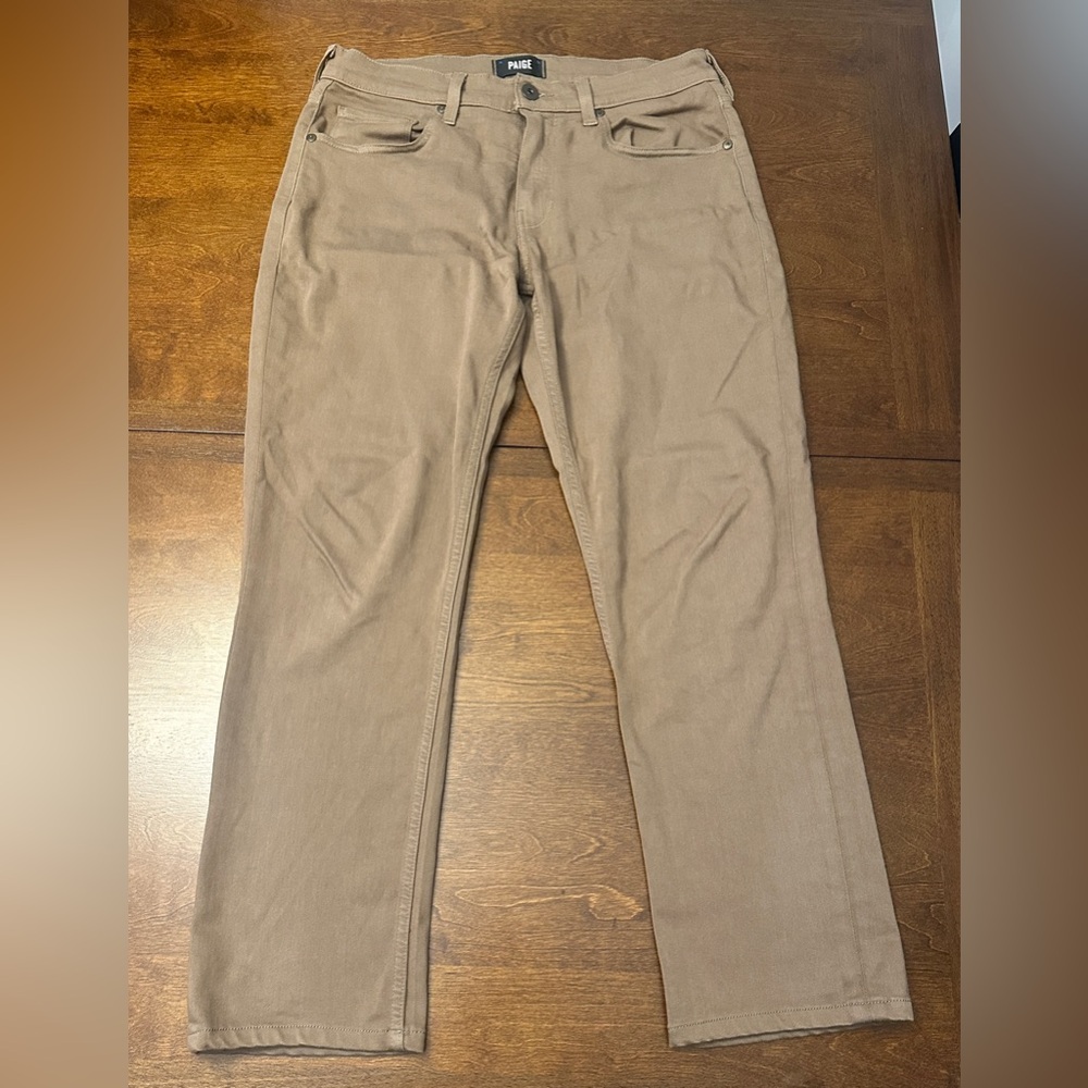 PAIGE Tan Chinos FEDERAL Pants